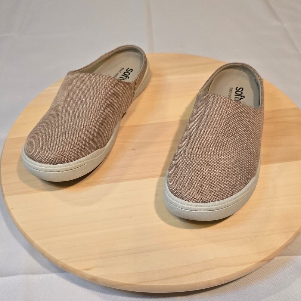 Tan Softwalk Mules
